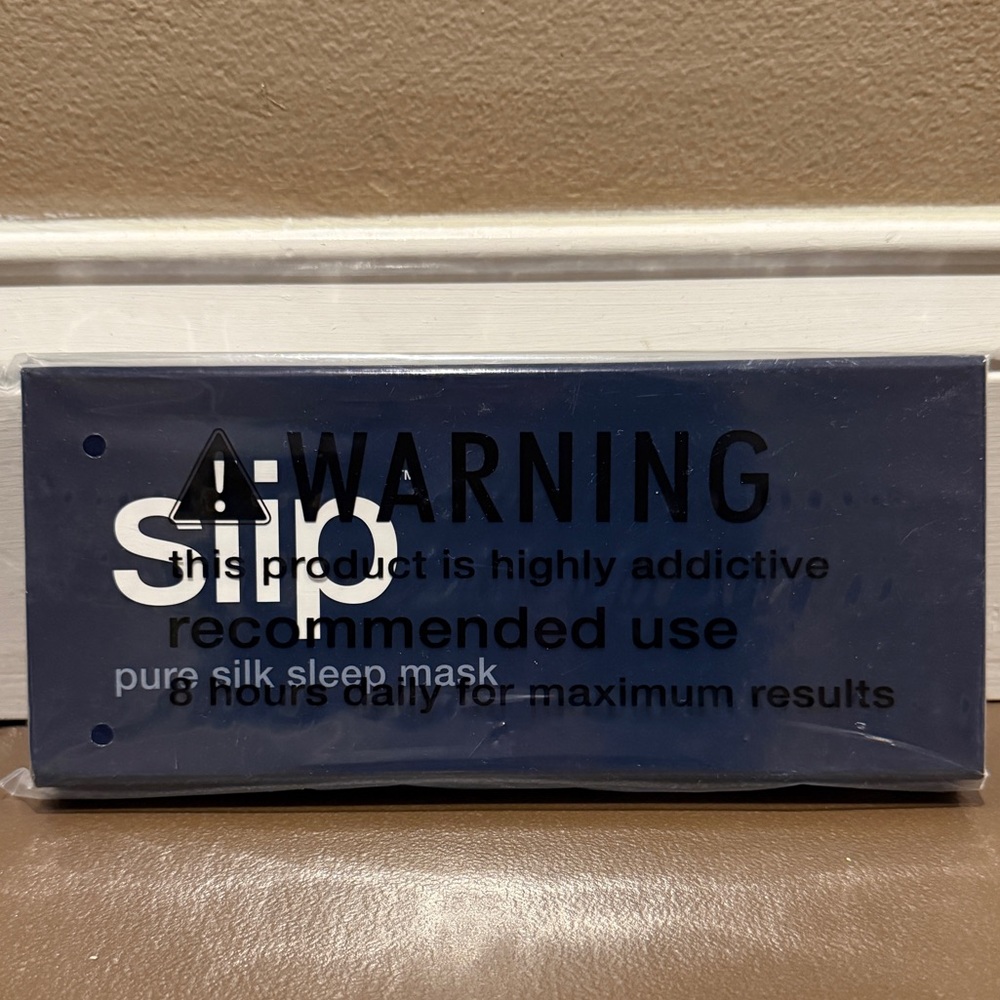 Slip Silk Sleep Mask in Deep Blue